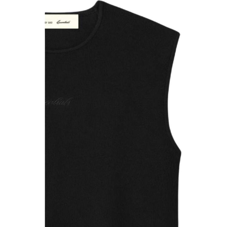 Fear of God Essentials Ss26 Женский укороченный топ в рубчик Signature Женские топы 192SP267871FW