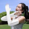 Protect Hand Sunscreen Sleeve Full Wrap Cycling Sleeve Gloves Minimalist Ice Silk Sleeves Women