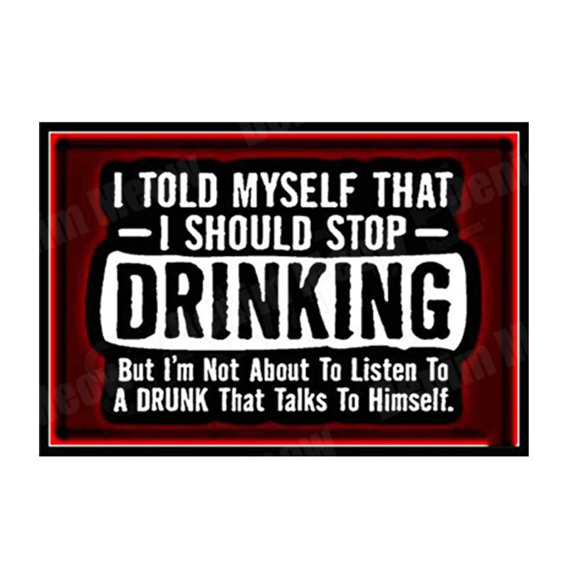 SAVE WATER DRINK BEER Tin Sign Alcohol Vintage Metal Sign Backyard Bar Retro Plaques Man Cave Pub Decor Bar Rules Iron Painting