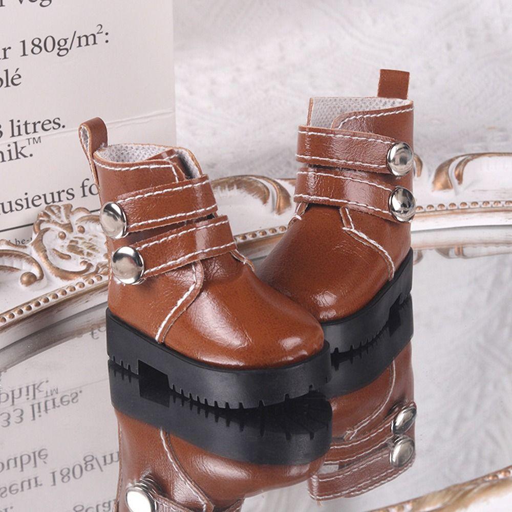 ПУ кожа для 18-дюймовой куклы Кукла в обуви 1/3 Кукольные ботинки Аксессуары для игрового домика Тканевая обувь