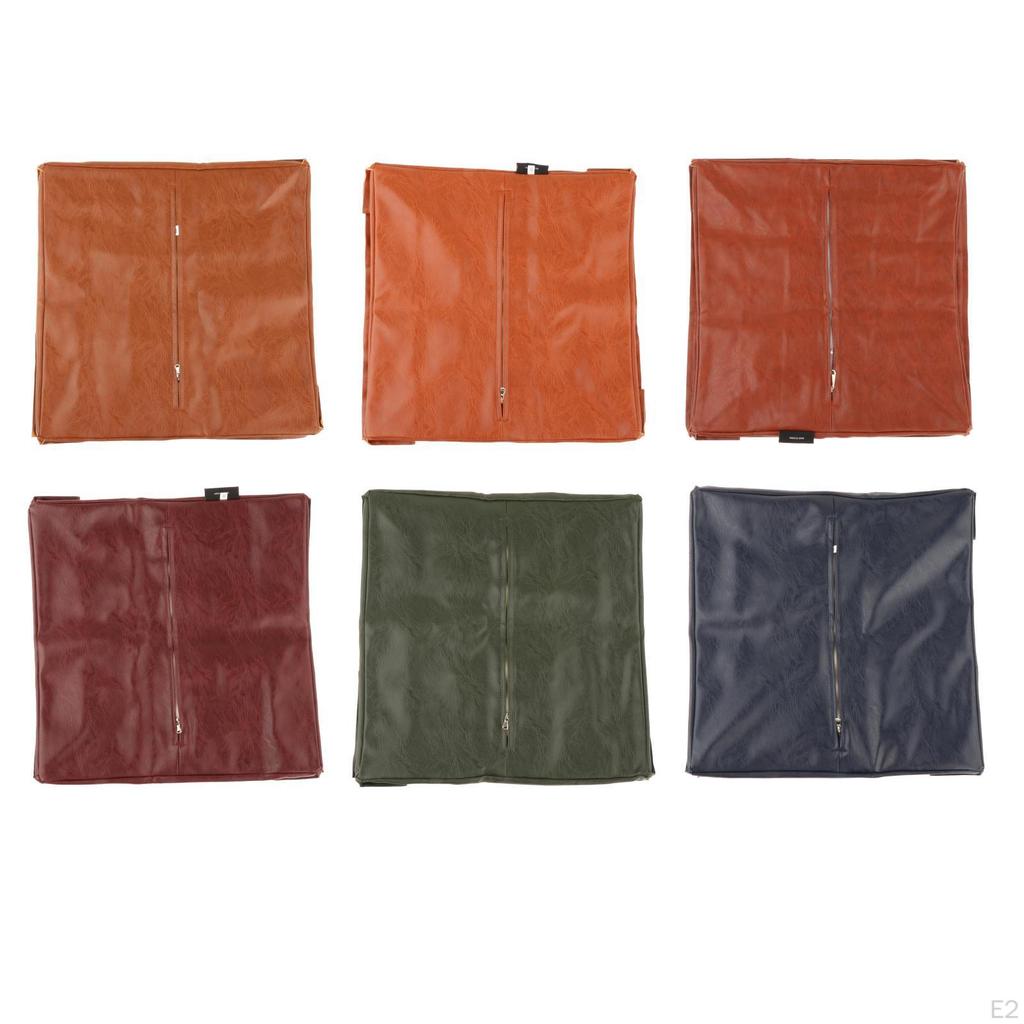 Табурет для ног Марокко Османский чехол Пуф Подставка для ног Подушка сиденья из искусственной кожи ручной работы