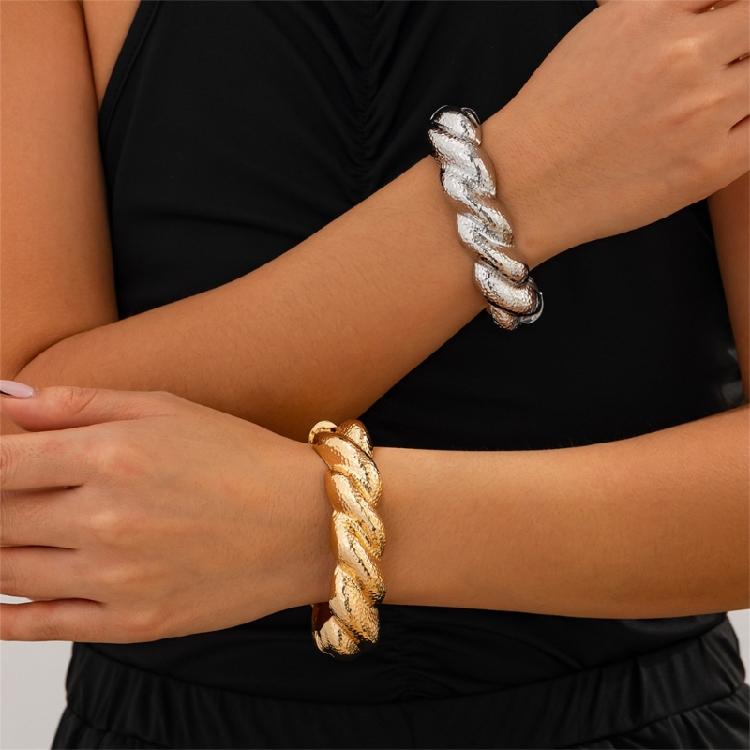 Широкие металлические браслеты для женщин, винтажные, панк, наручные браслеты, гранж, стимпанк, модные браслеты на запястье для повседневной носки, вечеринок