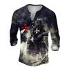 Men Clothes Spring Autumn New Long Sleeve Sport Button T Shirt Men Fashion Henry's Shirt