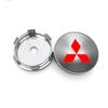 4PCS 56 60mm Car Styling Wheel Center Hub Caps Rim Cover Badge Emblem Sticker For Mitsubishi ASX Lancer 10 Pajero Outlander L200