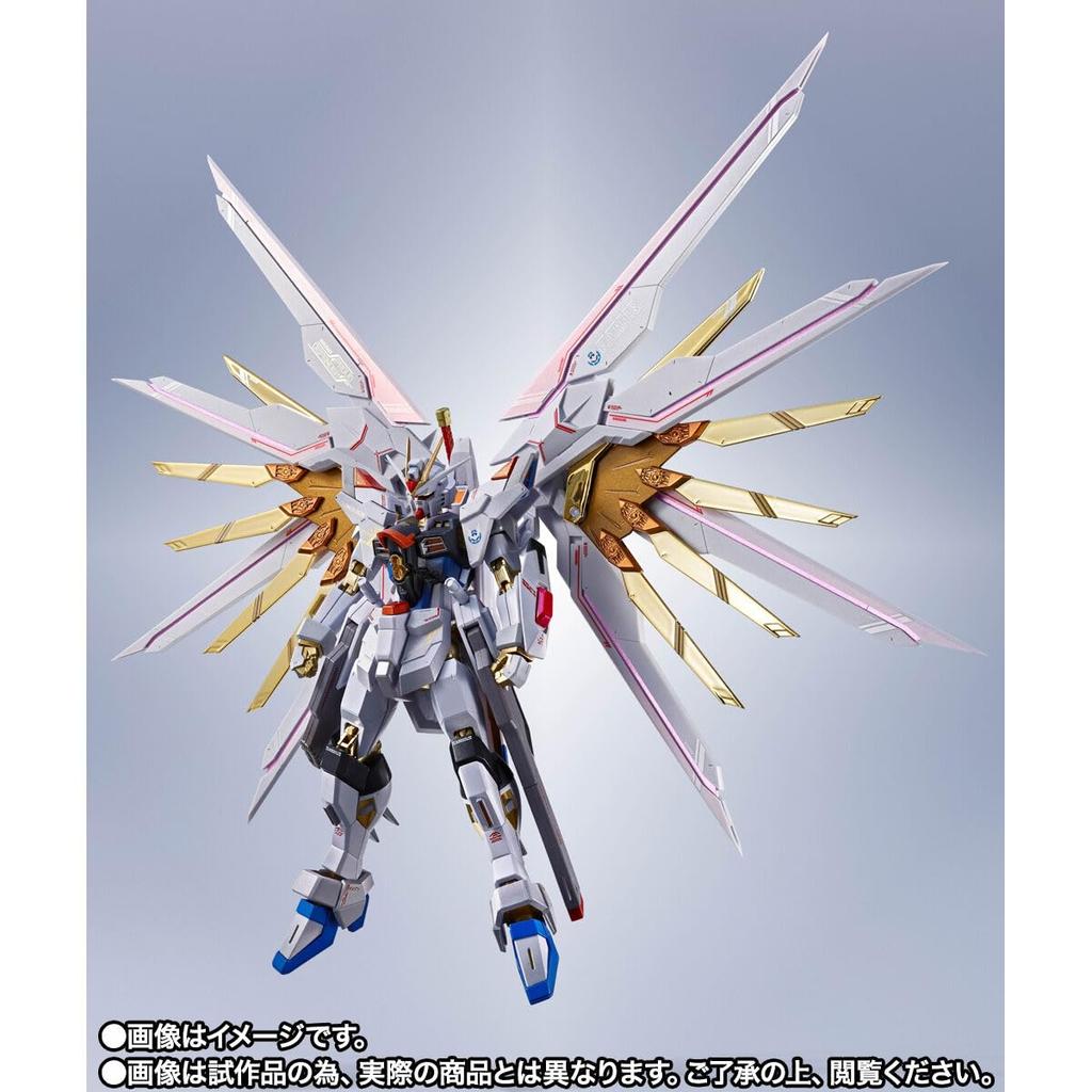 METAL ROBOT SPIRITS SIDE MS Mighty Strike Freedom Gundam Финальная Битва и примерно 140 мм Готовая Версия. АБС, ПВХ, литье под давлением, высокий, предварительно окрашенный