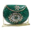 Бирюзовая каменная мозаика металлическая сумка античный этнический свадебный клатч индийский кошелек вечерний клатч женская сумка