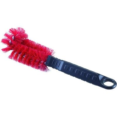 Three Snow Tebo Brush 28 см Красная щетка для Ramen Tebo Предотвращает попадание посторонних веществ Коммерческое использование Tsubame Sanjo Сделано в Японии Three Snow Shinetsu Works 31902