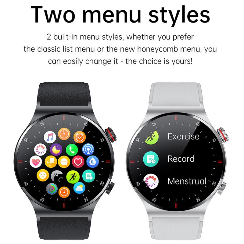 LIGE Neue Bluetooth-Anruf-Smartwatch für Herren, voller Touchscreen, Sport-Fitness-Uhr, Bluetooth ist für Android iOS-Smartwatch geeignet