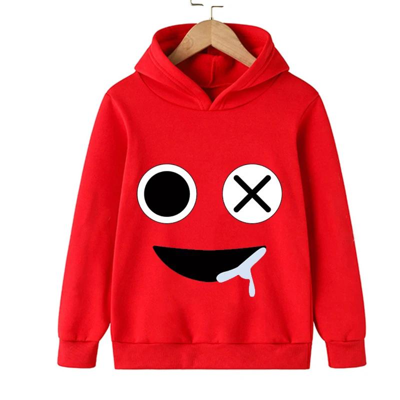 2026 Rainbow friends New Boys' Hoodies game Cartoon Print Children's Spring Autumn Winter Long Sleeve Sweatshirt cute girls hoodies