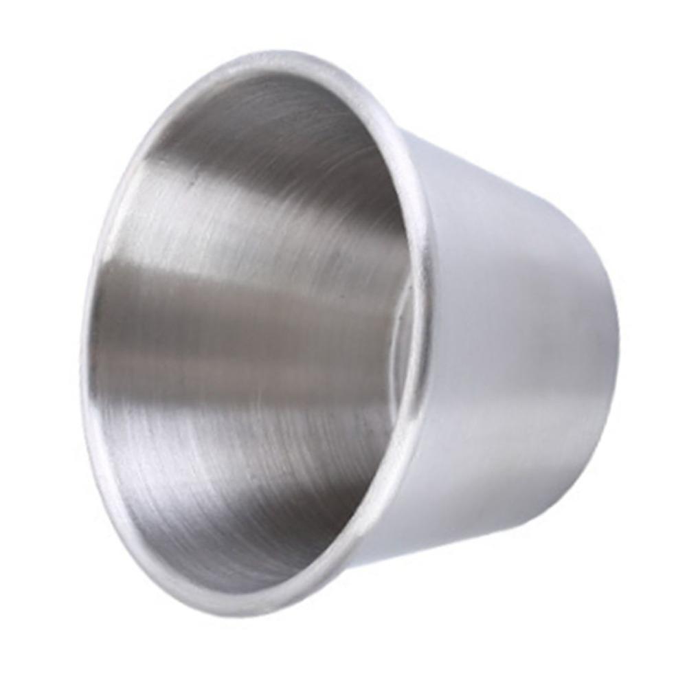6 Pcs Leakproof Stainless Steel Wine Glass 70ml Stainless Steel Sauce Cups  Home Use