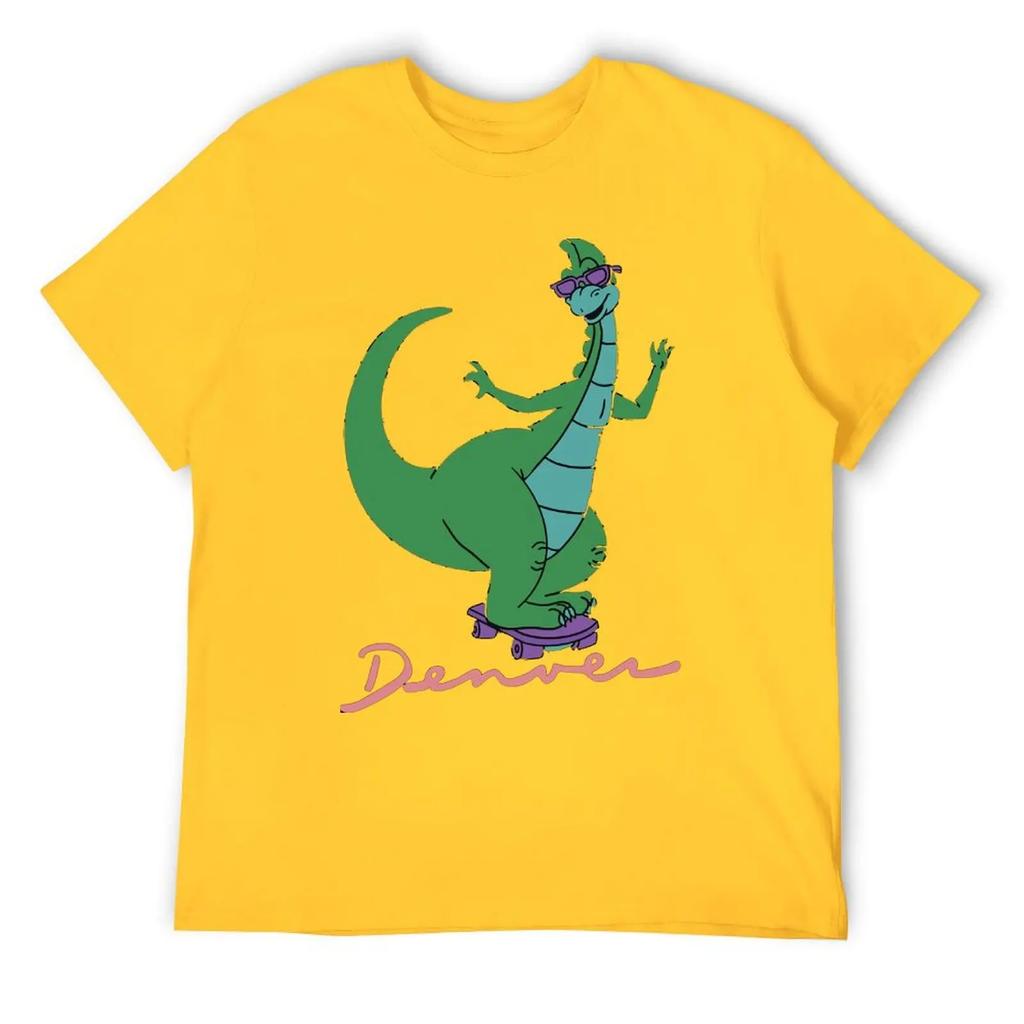 Денвер Последний Динозавр Коврик для Мыши Для Футболки Харадзюку Спортивный Топ Футболка Забавный Графический Путешествие Графический Американский Размер