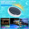 Solar Swimming Pool Lights With Remote 9 Color 3 Timer Function IP67 Waterproof Rechargeable Solar Light For Autumn Pool Parties
