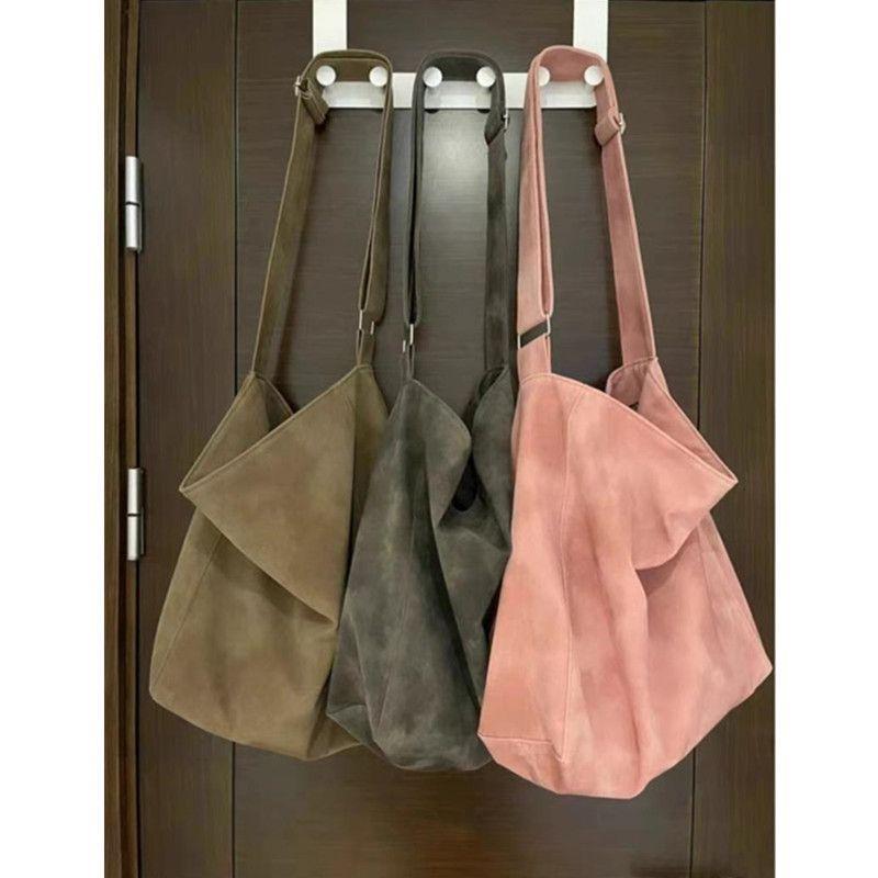 Модные розовые сумки-тоут для женщин, эстетическая роскошь, дизайнерская корейская мода, студенческая сумка через плечо, большая вместимость, литературная новая сумка