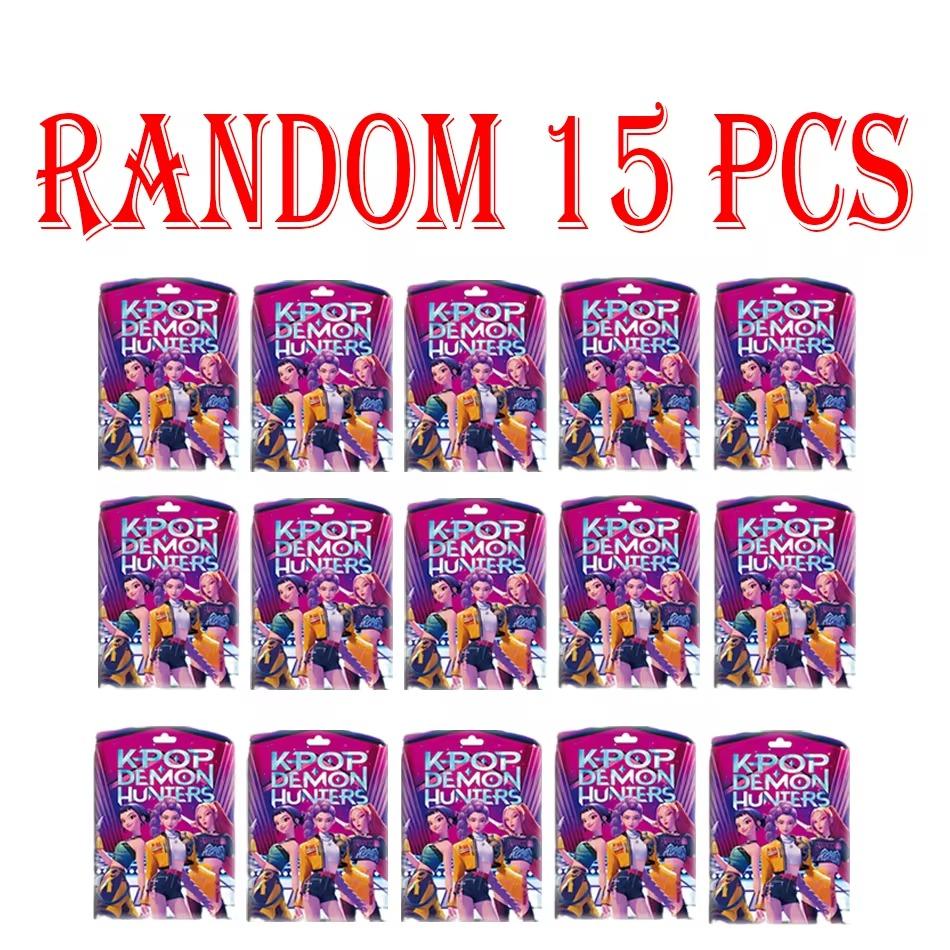 24 шт. Случайная коробка-сюрприз 5-12 см Аниме K-pop Охотники на демонов Женская группа RUMI MIRA ZOEY Фигурка Экшн ПВХ Модель Игрушки Украшения Подарки