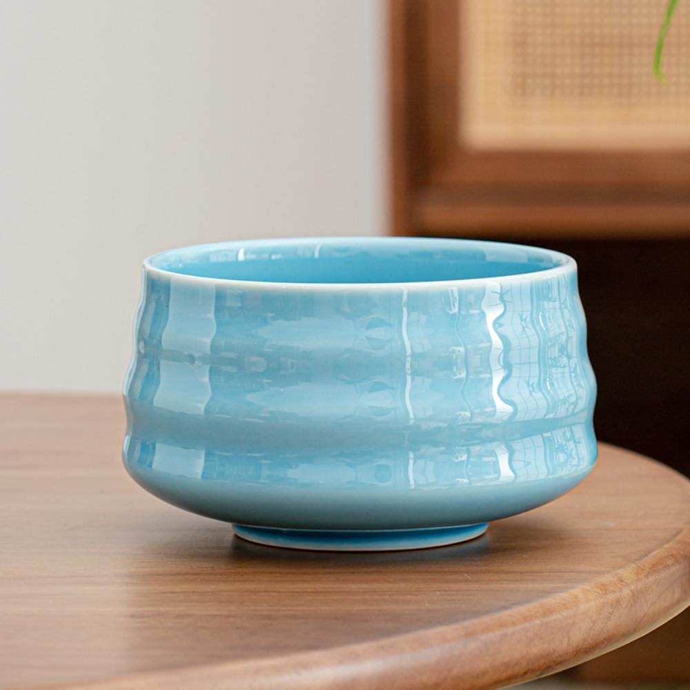 Большая чаша для матча, гладкая чашка для приготовления зеленого чая, инструмент для чайной церемонии для аксессуаров для чайного набора