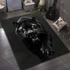 Cool Black Leopard Print Carpet for Bedroom Living Room Bedside Sofa Floor Mat Modern Home Decor Area Rug Large Size