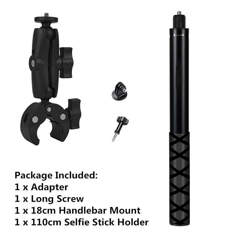 Для GoPro 13 12 11 10 9 8 держатель для мотоцикла и велосипеда кронштейн для крепления на руль для Insta360 X3 X4 DJI OSMO Action 5 Pro аксессуары