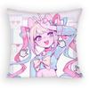 Needy Girl Overdose Cute Cartoon Pillow Case Anti-Dustmite Pillowcase Invisible Zipper Silky Short Plush Sofa Cushion Cover