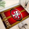 Custom Name Rug Faithful 49ers football Area Rug Suitable for Indoor And Outdoor,Carpets for Homes, Offices,Living Rooms,Home Decor,Christmas Gift