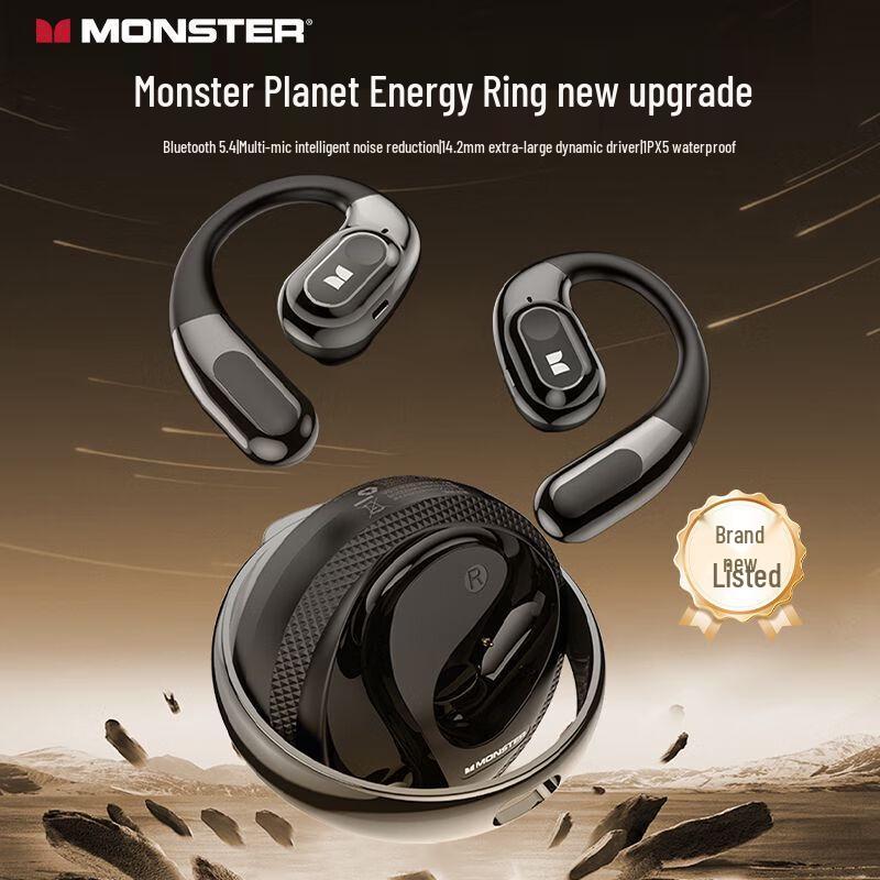 Monster Open-Ear Sport Bluetooth Earbuds AC330