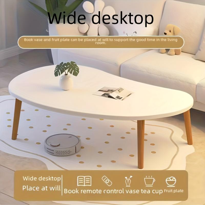 1 шт. Современный креативный маленький столик для гостиной, с панелью из твердой древесины, подходит для дома и учебы