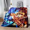 Rengoku Kyoujurou Demon Slayer Character Anime Blanket Lightweight Comfortable Soft Breathable Ultra Warm Blanket Bedding Travel