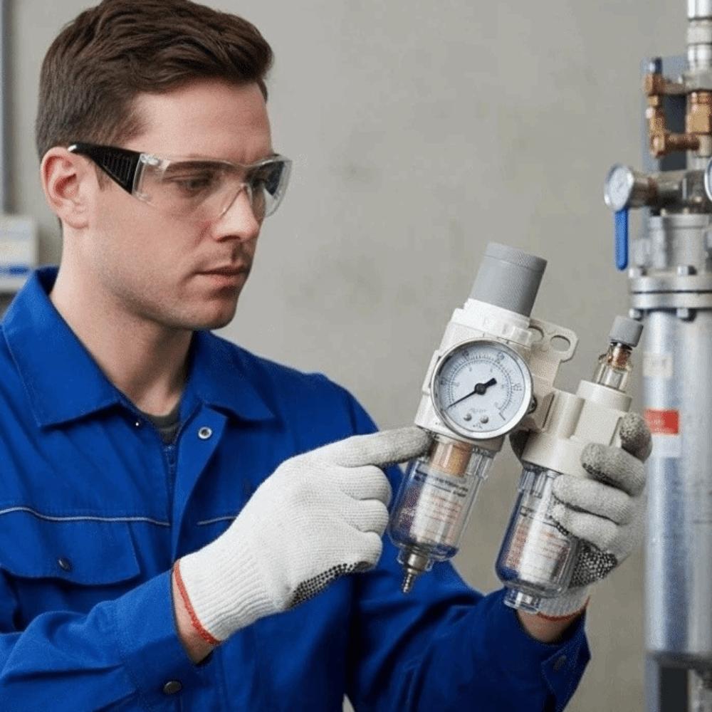 Pressure Regulator AFC2000 Pneumatic Filter Oil Water Separation Regulator Oil Water Two-piece Air Filter Plastic