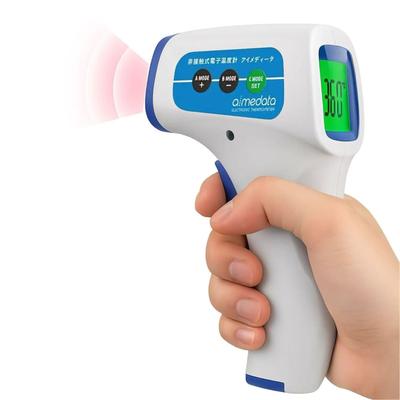 TOAMIT Aimedata Поверхностный термометр от Toa Измеряет без касания Измеряет за 1 секунду нажатием кнопки Записывает 32 Большой светодиодный ЖК-дисплей Автоматический