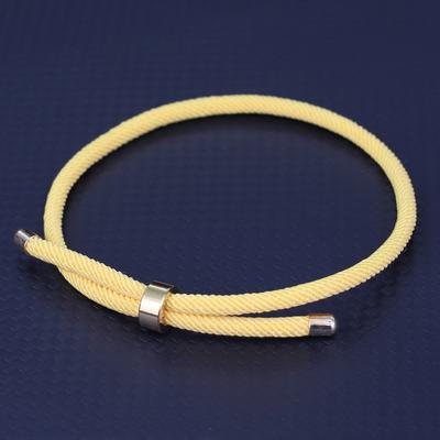 Модный мужской браслет из нержавеющей стали, золотистый металлический регулируемый браслет из веревки, для спорта на открытом воздухе, повседневные аксессуары, повязка на руку Hombre