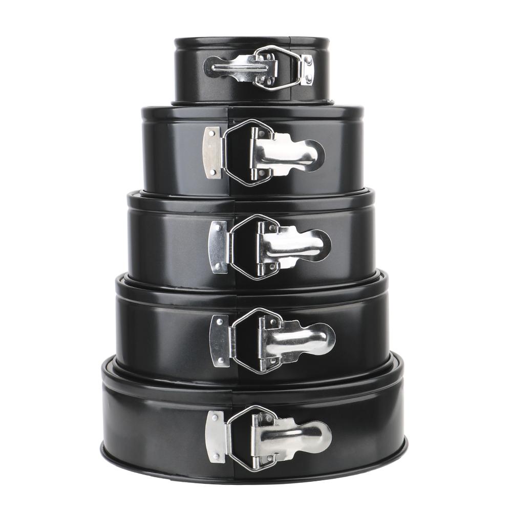 Cakes Molds Round Cake Pan Bakeware Kitchen Accessories Removable Bottom Carbon Steel Non-Stick Metal Bake Mould