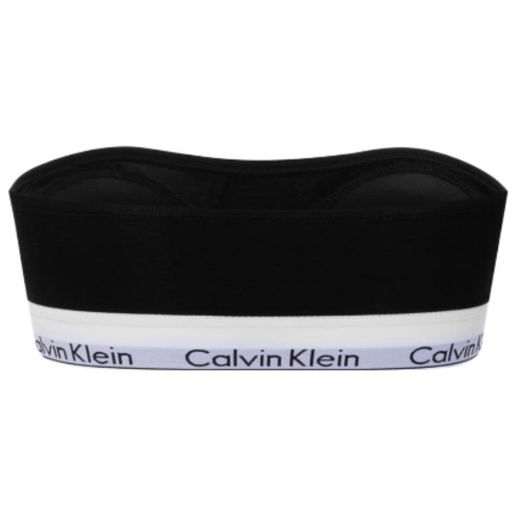 Calvin Klein SS23 Повседневный бюстье-бюстье с вышивкой Женское нижнее белье Черный QF5295AD-001