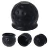 50mm Tow Bar Ball Cover Cap Trailer Towing Hitch Universal Black Rubber Caravan Trailer Towball Protect Car Styling Accessories