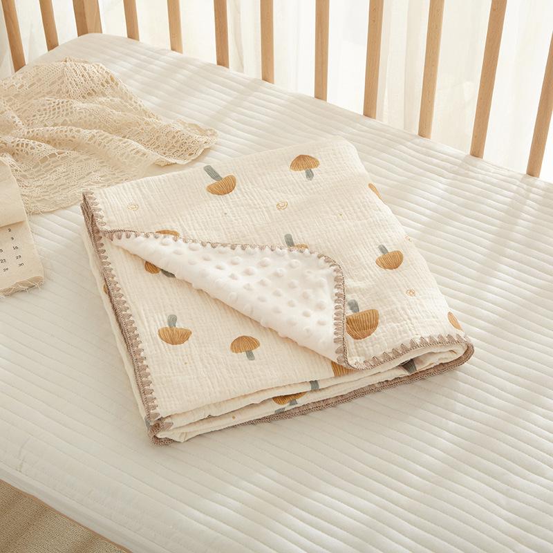 Cartoon Pattern Pure Cotton Baby Blanket & Bath Towel
