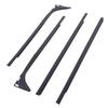 4Pcs Car Window Seal Strip Set Replacement for Mazda BT50 4 Doors 2012-2019 1D00-50-640 Rubber Weather Proof Supplies