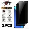 Полностью закаленное конфиденциальное стекло для экрана телефона Honor X7d X7c 4G 50MP, защитное стекло Honor X7a X70 X7, конфиденциальная пленка против подглядывания
