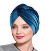 Women Stretchy Knot Turban Muslim Hat Islamic Inner Hijab Caps Head Scarf Bonnet Hair Loss Chemo Caps Elastic Headband Turban