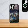 Корейский Японский Чехол для Телефона Для iPhone17,16,15,14,13,12,11 Plus,Pro Магнитный Для Magsafe Беспроводной Зарядки