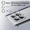 Для Xiaomi Poco M8 Pro M8Pro 5G Кольцо для камеры с бриллиантами из сплава Закаленное стекло-защита На PokoM8 M 8 Pro PocoM8Pro HD Пленка для задней линзы 4