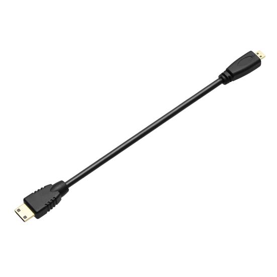 0.3m/1m/1.8m High Clarity To Micro HDMI-compatible 1080P Mini Male Converter Cable Cord