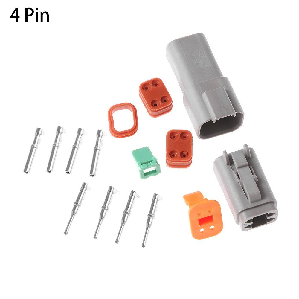 2/ 3/ 4/ 6/ 8/ 12P Seal Kits Male and Female Waterproof Connector Socket Plug Wiring DT06/04