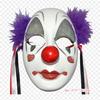 Clown Face Joker Clown Iron On Heat Transfer Printing Vinyl Patches Sticker for Clothes DIY Appliques Washable Patches
