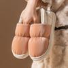 Fashion New Autumn and Winter Non-slip Indoor Home Household Thickened Warm Down Cotton Slippers Outer Wear Cotton Shoes  Slippers Women
