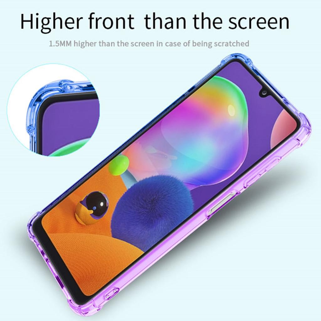 Clear Cute Gradient Phone Case Slim Anti Scratch Flexible TPU Cover Shockproof Protective Case for Google Pixel 4 XL 4a 5a 5G 6 Pro 7 8 9