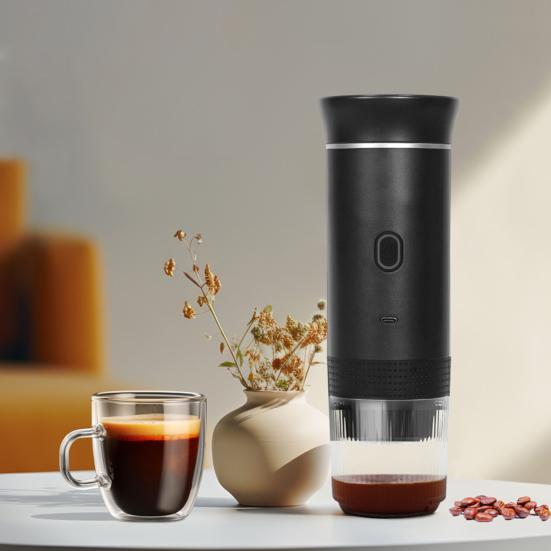 Portable Electric Espresso Machine Coffee Machine Touch Operation 15bar Pump Pressure USB Rechargeable
