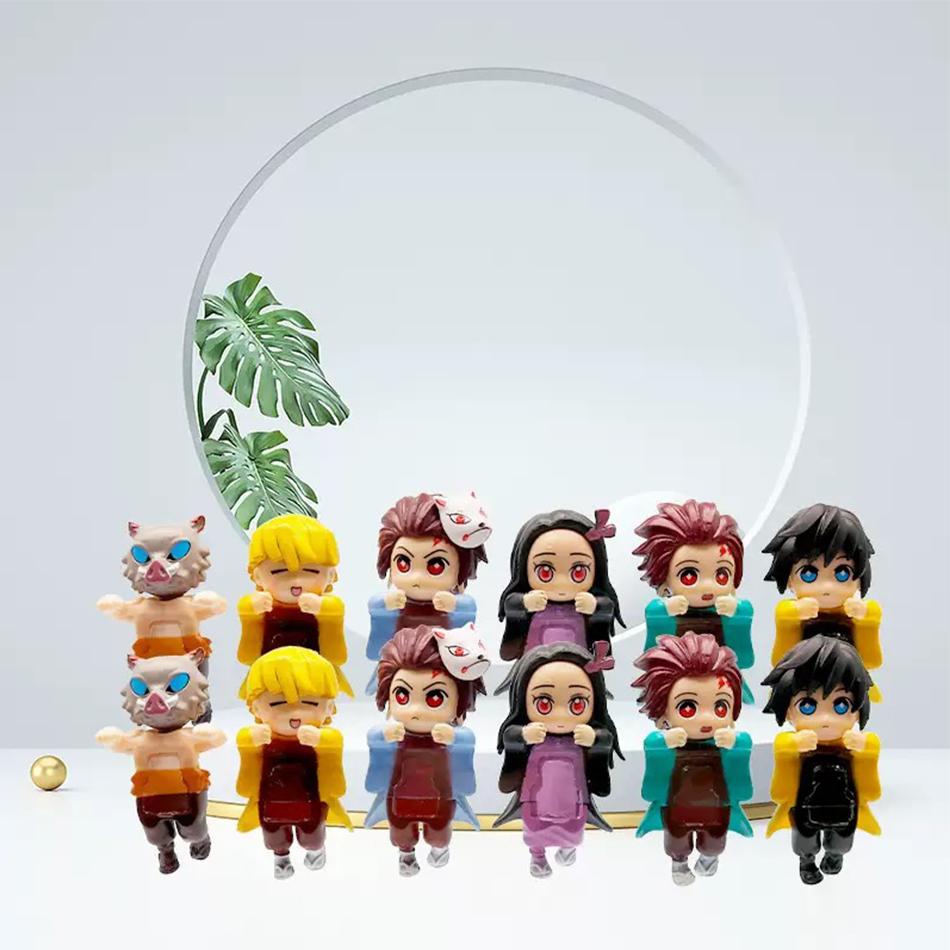 Новая серия Party Angel Demon Slayer Blind Box Украшение для автомобиля Экран настольного компьютера Купидон Рука Модная игровая кукла Подарок на день рождения