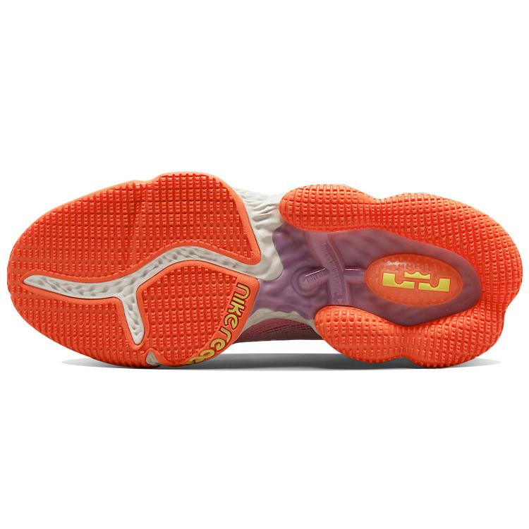 Nike LeBron 19 Low EP 'Hawaii' (Unisex) Crimson Bliss / Atomic Green / Rush Orange / Light Orewood Brown / Amethyst Wave Basketball Shoes DQ8343 600