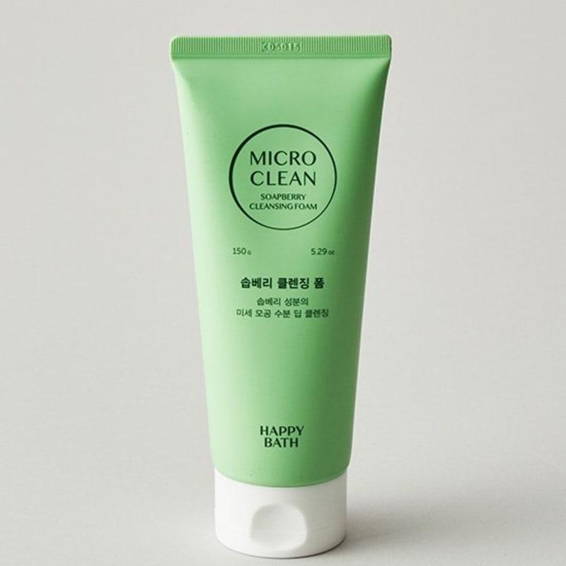 HAPPY BATH Micro Micellar Soapberry Moisture Cleansing Foam 150g
