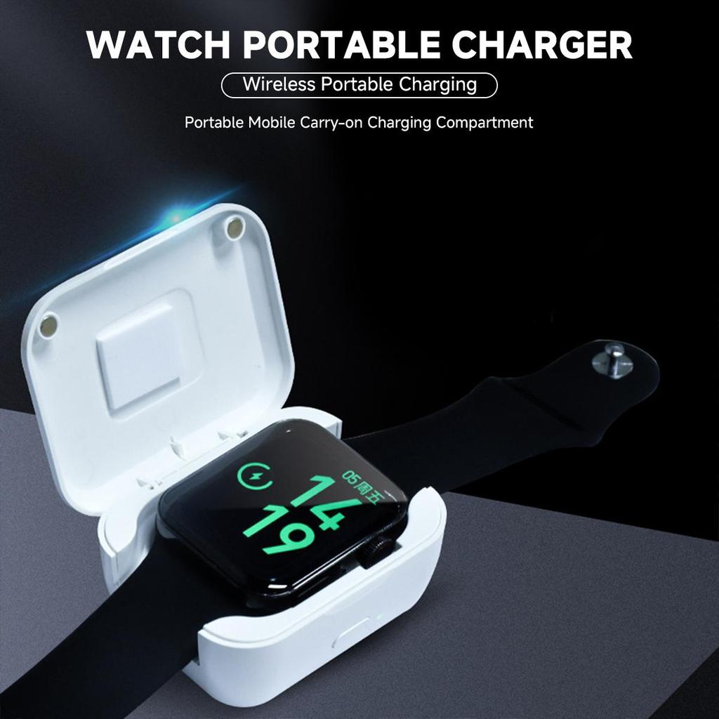 Fast Watch Power Bank for Apple Watch 10 9 8 7 6 5 4 3 2 1 Wireless Charger Portable Charging Base Station for Iwatch All Series