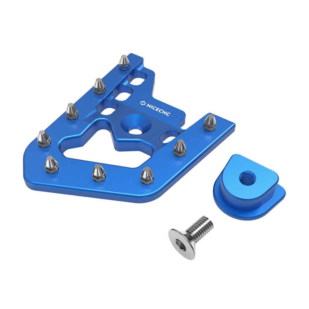 NICECNC For Yamaha Raptor 700 700R YFM700 YFM700R Brake Pedal Step Tip Plate Pad 6061T-6 Aluminum ATV Accessories