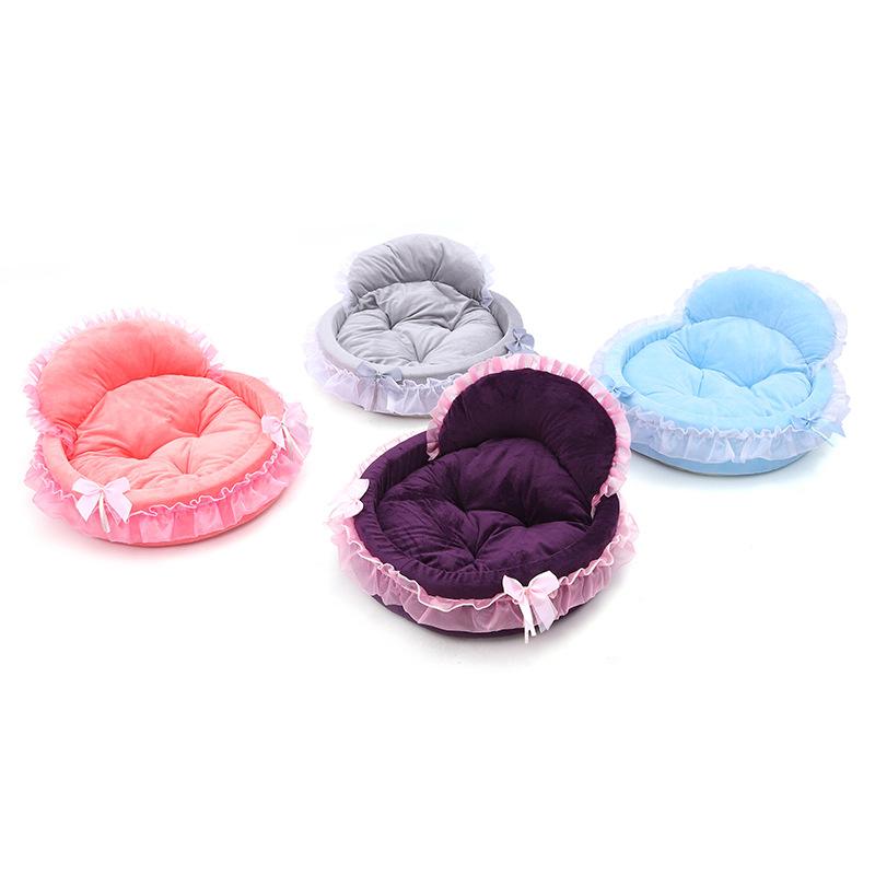 New Cute Princess Bed Pet Nest Cat Supplies Cat Kennel All Seasons Soft and Comfortable Dog Kennel